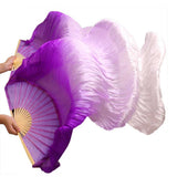 Women 100% Silk Belly Dance Fan Dance Accessories