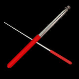 Belly dance accessories 1 pair isis wings butterfly telescopic sticks of stainless stick scenes black red colors