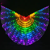 Belly Dancing LED Isis Wings Nice Oriental Dance Accessories LED Wings Sexy Stage Show Props Wings With Sticks