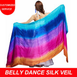 Hot selling women cheap 5 colors belly dance silk veil turquoise blue purple rose orange 250*114cm